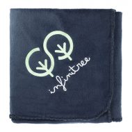 Customizable 100% Recycled PET Fleece Blanket with Pouch