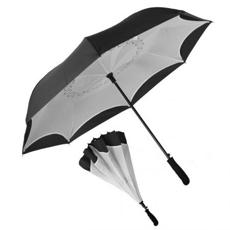 Promotional Custom Logo 48" Arc The Rebel Inverted Umbrella