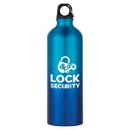 Promotional Custom Logo Aluminum Gradient Bike Water Bottle 25oz