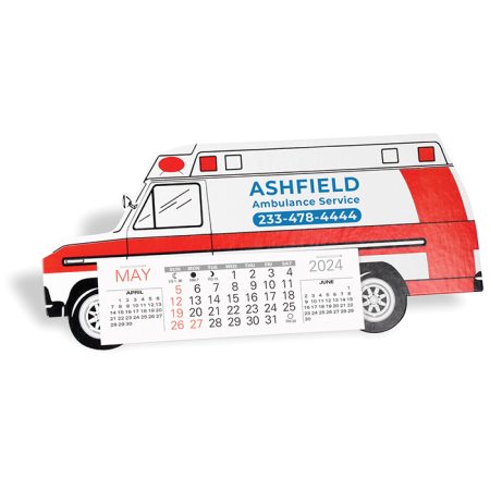 Custom Ambulance Desk Calendar