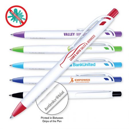 Promotional Custom Logo Antimicrobial Click Pen