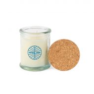 Custom Logo Aromatherapy Candle Jar with Cork Lid