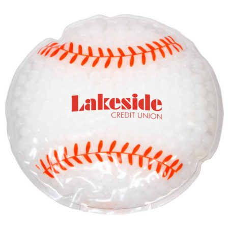 Promotional Custom Logo Baseball Hot/Cold Pack Aqua Pearls