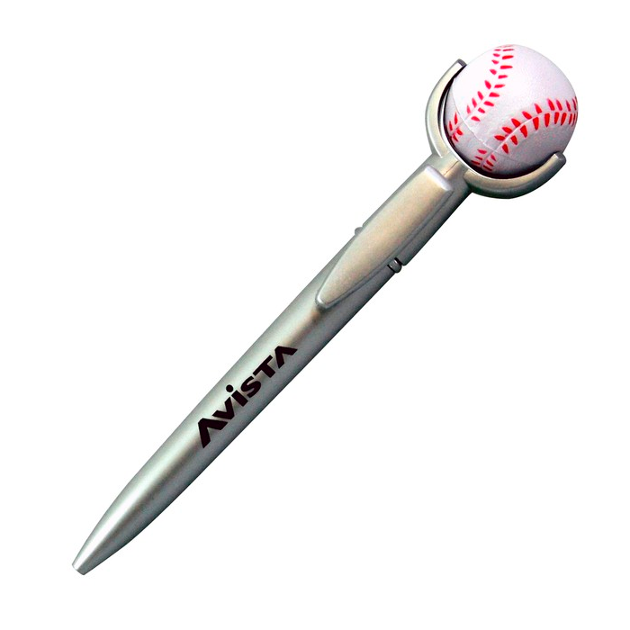 Custom Baseball Squeeze Top Pen