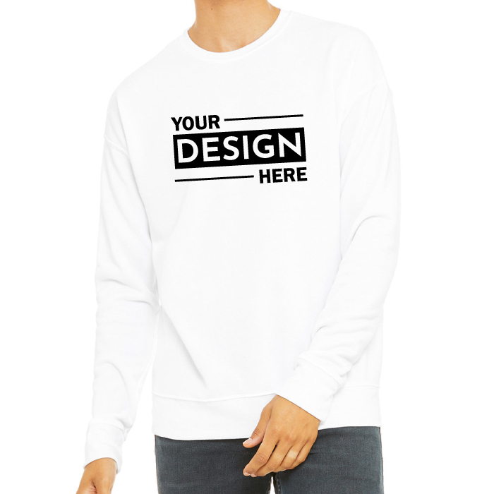 Custom Branded Bella + Canvas Drop Shoulder Crewneck Sweatshirt