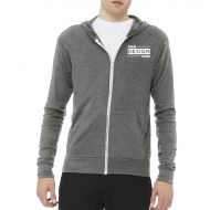 Custom Logo Bella+Canvas® Unisex Triblend Full-Zip Lightweight Hoodie Sweatshirt
