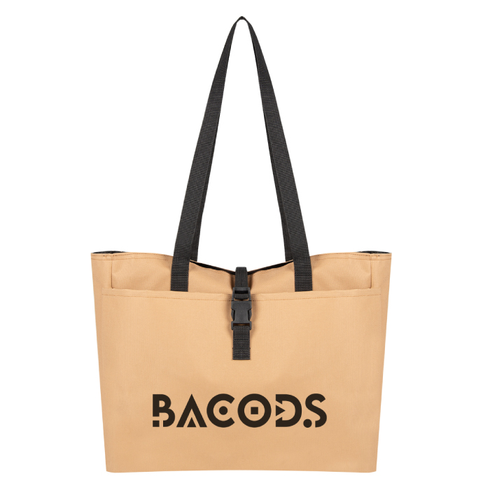 Personalized Logo Bianca Buckle Tote Bag