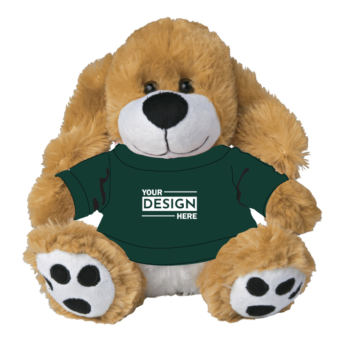 Big Paw Dog Stuffed Plush Toy 8" with Printed Logo