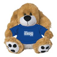 Big Paw Dog Stuffed Plush Toy 8" with Printed Logo