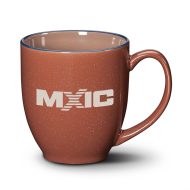 Bistro 3-Tone Ceramic Mug 16oz - Deep Etch with Logo