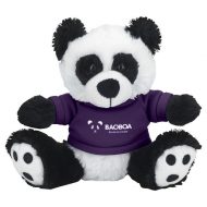 Promotional Custom Logo Big Paw Stuffed Plush Panda 6inch