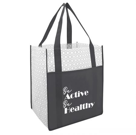 Custom Logo Boutique Non-Woven Shopper Tote Bag