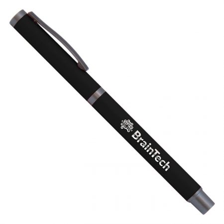 Custom Bowie Rollerball Softy Pen - Black