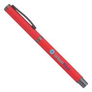 Promotional Bowie Rollerball Softy Pen - Red