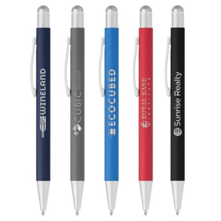 Promotional Bowie Softy Satin Pen with Logo