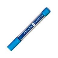 Promotional Brite Spots Broad Tip Clear Barrel Highlighter with Logo