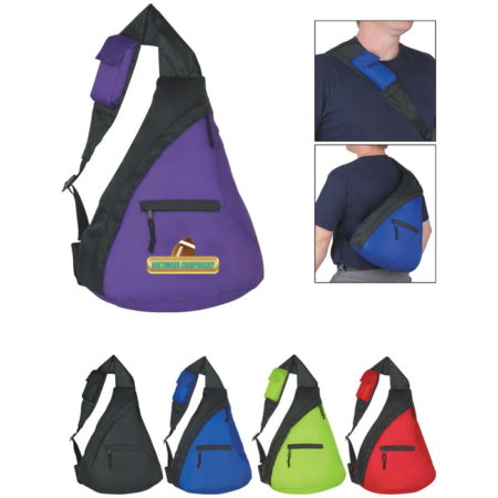 Promotional Custom Logo Budget Sling Backpack