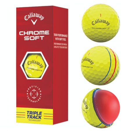 Custom Callaway Chrome Soft Triple Track Logo Golf Balls