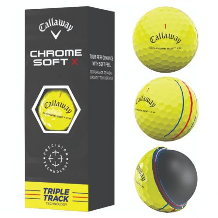 Callaway Chrome Soft X Triple Track Logo Golf Balls