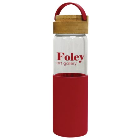 Promotional Carolyn Glass Water Bottle 20oz with Logo