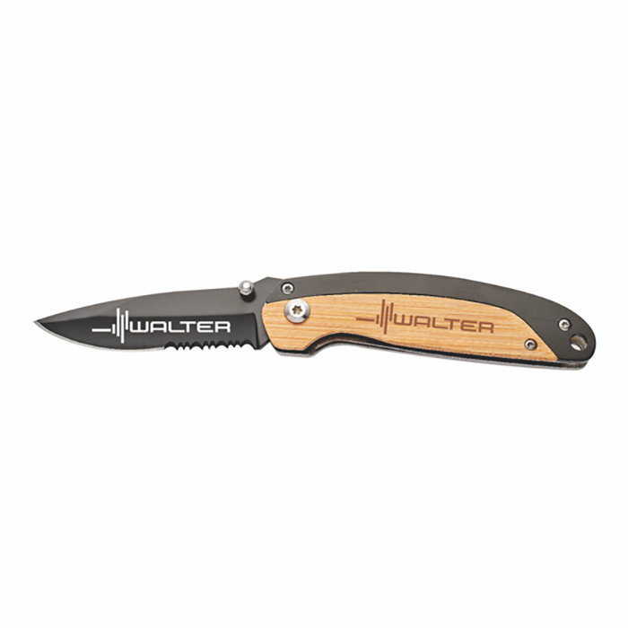 Cedar Creek® Bamboo Pocket Knife with Logo