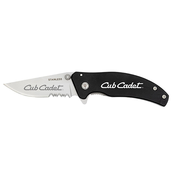 Cedar Creek® Black Paragon Pocket Knife with Logo