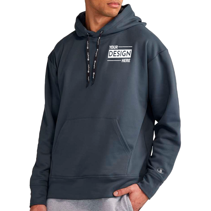 Custom Printed Champion® Sport Hooded Sweatshirt with Logo