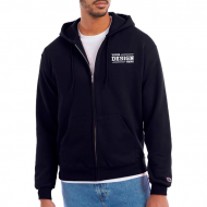 Custom Branded Champion® Powerblend® Full-Zip Hoodie Sweatshirt