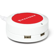 ChargeHub X3-3-Port USB Charging Station with Custom Logo Imprint