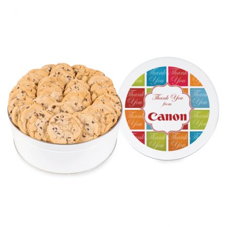 Promotional Cookies in Metal Tin with Logo