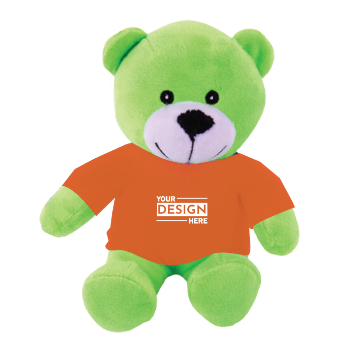 Promotional Color Buddy Lime Teddy Bear Stuffed Toy 6" with Custom Logo
