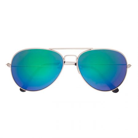 Custom Logo Promotional Color Mirrored Aviator Sunglasses