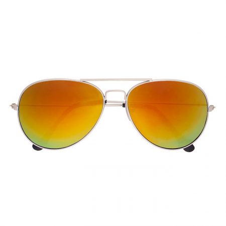 Custom Logo Promotional Color Mirrored Aviator Sunglasses