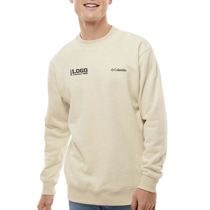 Custom Columbia Men’s Hart Mountain™ II Crew Sweatshirt with Logo
