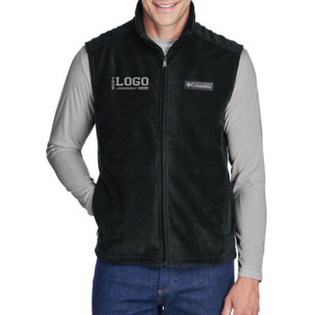 Custom Embroidered Columbia Men's Steens Mountain™ Fleece Vest with Logo