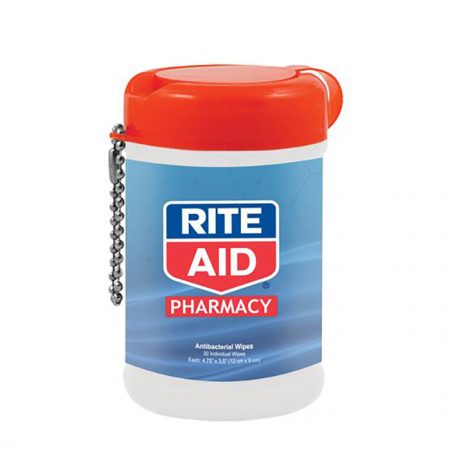Custom Logo Promotional Container Antibacterial Wet Wipes