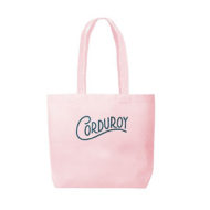 Custom logo Corduroy Daily Grind Tote Bag Pink