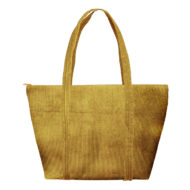 Custom logo Corduroy Weekender Tote Bag Yellow