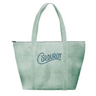 Custom logo Corduroy-Weekender-Tote-Bag-mint