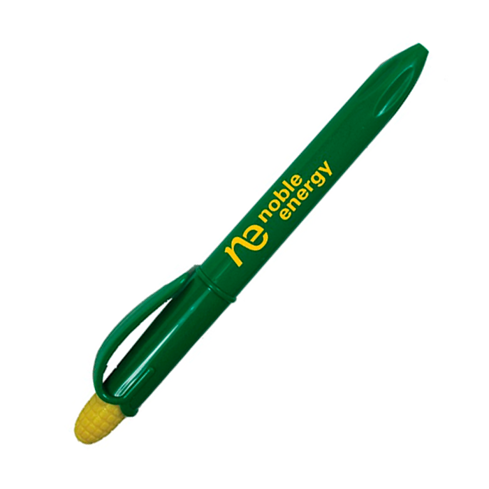 Corn Clicker Pen with Logo