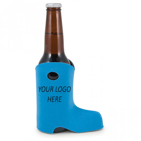 Custom Cowboy Boot Can Coolie with Logo