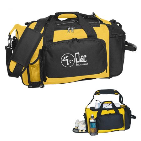 Customizable Deluxe Sports Duffel Bag with Logo
