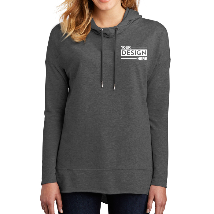 Custom Branded District® Women’s Featherweight French Terry ™ Hoodie with Logo