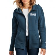 Personalized District® Women’s Perfect Weight® Fleece Drop Shoulder Full-Zip Hoodie Sweatshirt