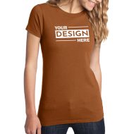 Imprinted with Logo District® Women's The Concert Tee® T-Shirt