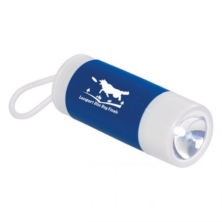 Promotional Custom Logo Dog Bag Dispenser With Flashlight