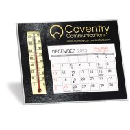 Emissary Desk Calendar with Thermometer with Logo