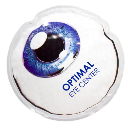 Promotional Custom Logo Eyeball Hot/Cold Pack Aqua Pearls