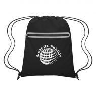 Farsight Reflective Drawstring Bag with Logo