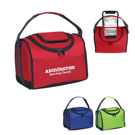 Custom Logo Flip Flap Insulated Lunch Cooler Bag